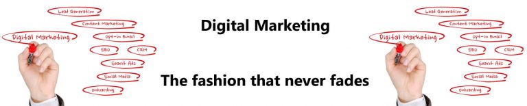 Digital Marketing – The fashion that never fades
