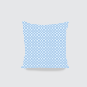 Cushion cover – Blue checkered