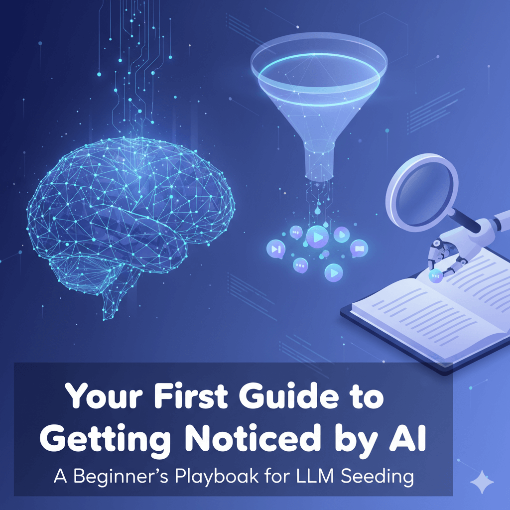 Your First Guide to Getting Noticed by AI: A Beginner’s Playbook for LLM Seeding